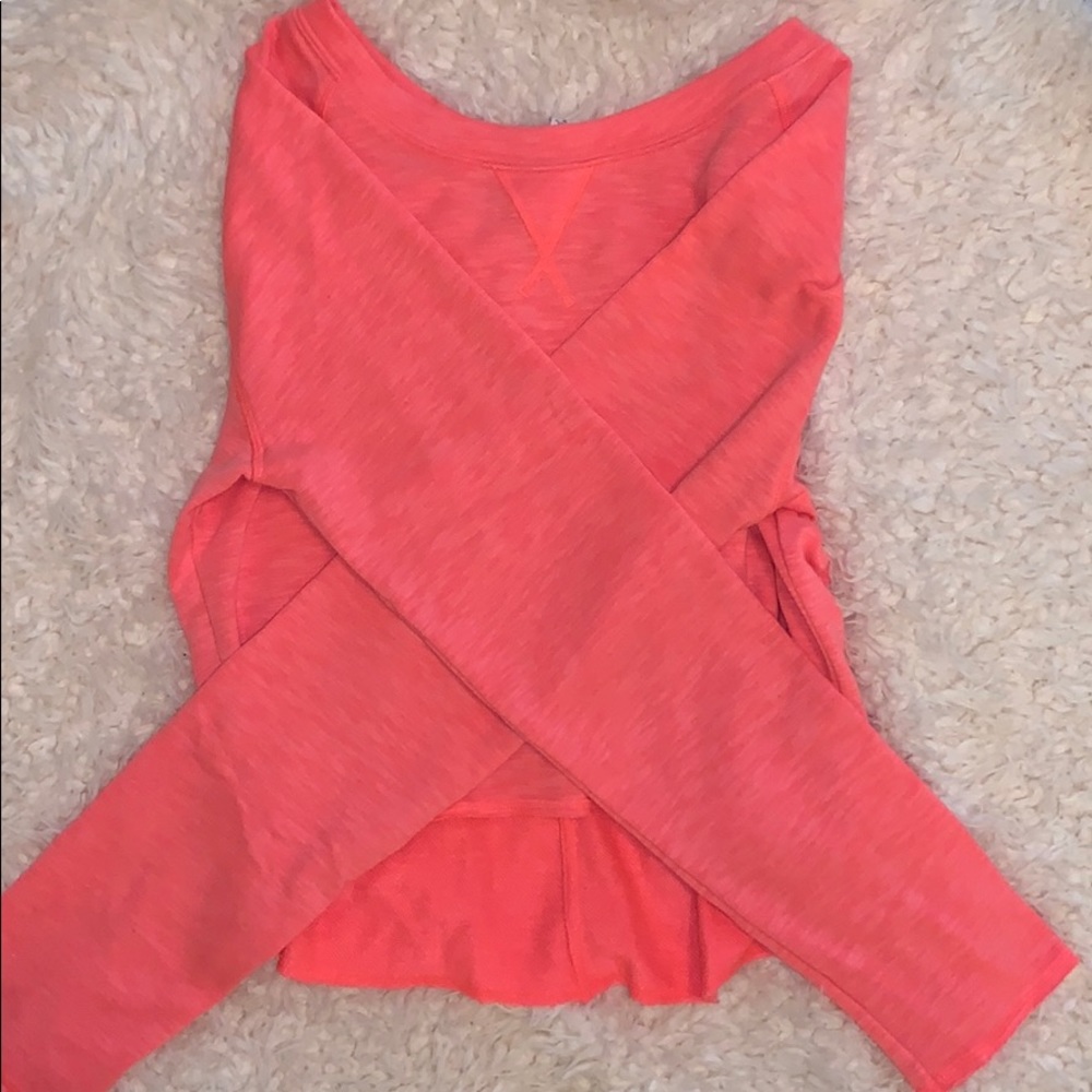 Under Armour Bright Neon Pink Crew Neck